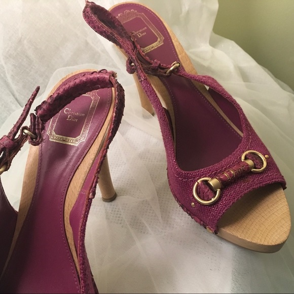 DIOR heels 👠 purple size 42 EUR - Picture 4 of 13